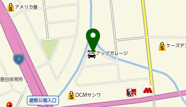 アップガレージ 青森弘前店の地図画像