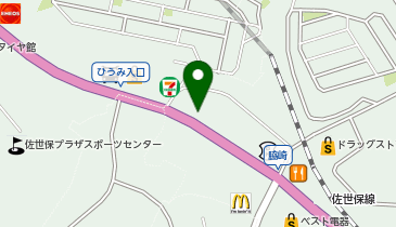 アップガレージ 長崎佐世保店の地図画像
