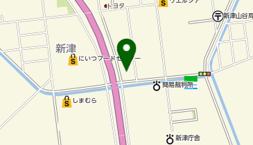 アップガレージ 新津店の地図画像