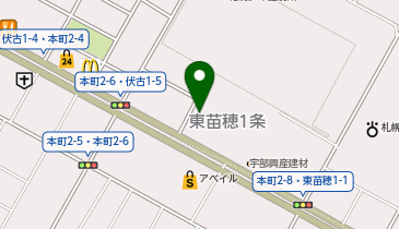 アップガレージ ライダース札幌店の地図画像