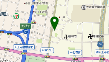 アップガレージ ライダース大阪松屋町店の地図画像