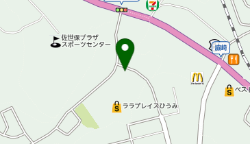 車検の速太郎 佐世保店の地図画像