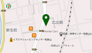 車検の速太郎 和歌山ビッグホエール前店の地図画像