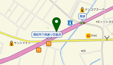 車検の速太郎 高知高須店の地図画像