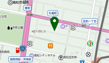 三代目鳥メロ 高松南新町店の地図画像