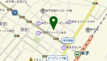 三代目鳥メロ 米子駅前店の地図画像