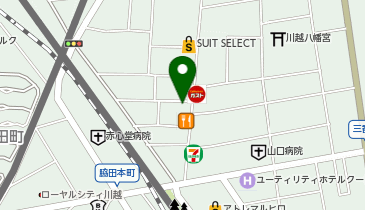 三代目鳥メロ 川越クレアモール店の地図画像