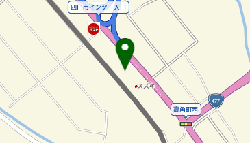 和食麺処サガミ 四日市インター店の地図画像