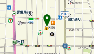 とんかつ まい泉 岡山天満屋店の地図画像