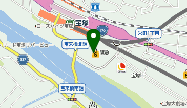 とんかつまい泉 宝塚阪急店の地図画像