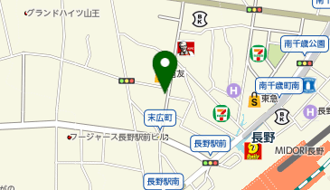 とんかつ まい泉 ながの東急店の地図画像