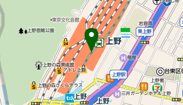 とんかつまい泉 エキュート上野店の地図画像