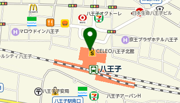 とんかつまい泉 セレオ八王子店の地図画像