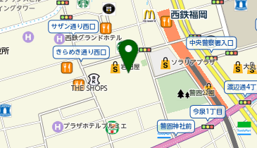 とんかつ まい泉 福岡三越店の地図画像