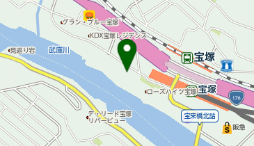 とんかつ まい泉 宝塚阪急店の地図画像