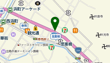 JOYSOUND長崎浜町アーケード店の地図画像