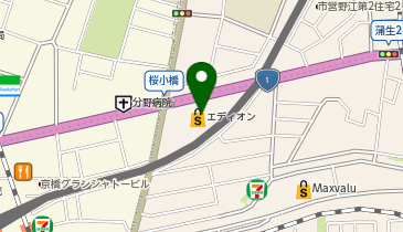 大きいサイズの店 フォーエルエディオン京橋店の地図画像