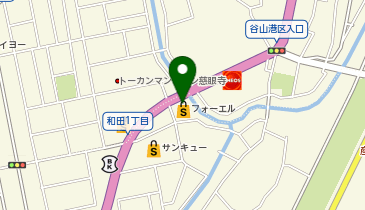 大きいサイズの店 フォーエル鹿児島谷山店の地図画像