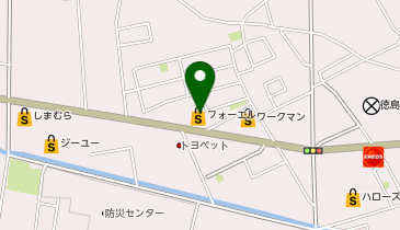 大きいサイズの店 フォーエル徳島北島店の地図画像