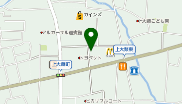 大きいサイズの店 フォーエル 高崎本店の地図画像