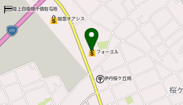 大きいサイズの店 フォーエル 伊丹店の地図画像