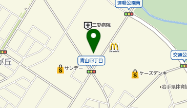 大きいサイズの店 フォーエル 盛岡店の地図画像