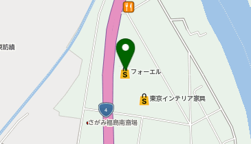 大きいサイズの店 フォーエル福島鳥谷野店の地図画像