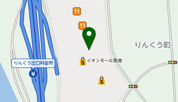 大きいサイズの店 フォーエルイオンモール常滑店の地図画像