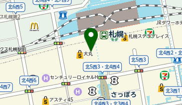 アフタヌーンティー・リビング  大丸札幌店の地図画像