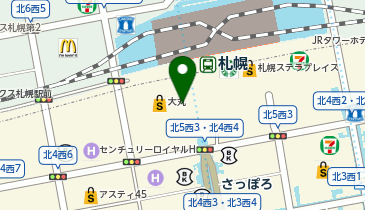 アフタヌーンティー・ティールーム  大丸札幌店の地図画像