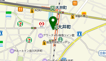 アフタヌーンティー・リビング  アトレ大井町の地図画像