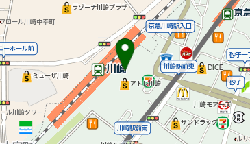 アフタヌーンティー・ティールーム  アトレ川崎の地図画像