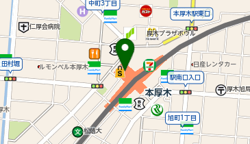 アフタヌーンティー・リビング  本厚木ミロードの地図画像