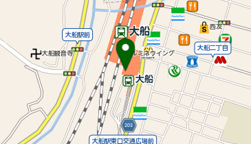 アフタヌーンティー・リビング  大船ルミネウィングの地図画像