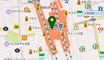 アフタヌーンティー・ティールーム  ルミネ大宮の地図画像