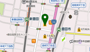 アフタヌーンティー・リビング  豊田T-FACEの地図画像
