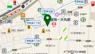 アフタヌーンティー・ティールーム  大丸神戸店の地図画像