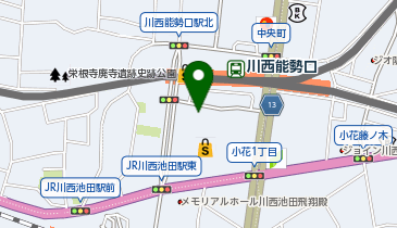 アフタヌーンティー・ティールーム  川西阪急の地図画像