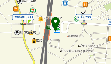 アフタヌーンティー・リビング  グランエミオ所沢の地図画像