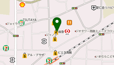 アフタヌーンティー・リビング  高槻阪急スクエアの地図画像