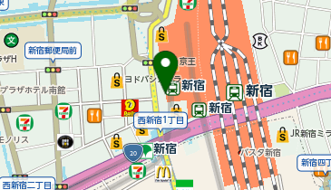 アフタヌーンティー・リビング  京王百貨店新宿店の地図画像