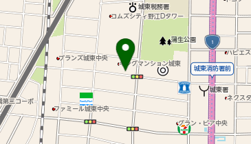 Honda EveryGo ADORE城東中央ステーションの地図画像