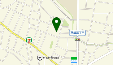 Honda EveryGo Dパーキング宮坂3丁目第1ステーション 車室No.1の地図画像