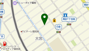 Honda EveryGo 白金1丁目第6ステーションの地図画像