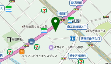 Honda EveryGo 祇園町ステーション(23:00-翌7:00入出庫不可)の地図画像