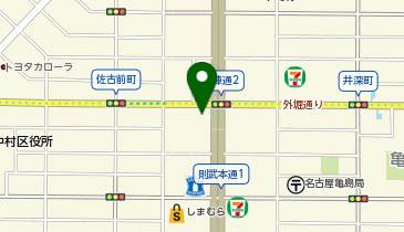 Honda EveryGo ホンダカーズ愛知中村本陣店ステーションの地図画像