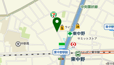 Honda EveryGo 東中野駅前ステーションの地図画像