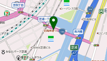 Honda EveryGo HC東京中央 港店ステーションの地図画像
