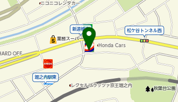 やさしいカーシェア コスモ石油セルフピュア多摩ニュータウンSSの地図画像