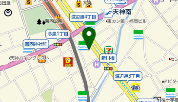 オーダースーツSADA 福岡天神店の地図画像